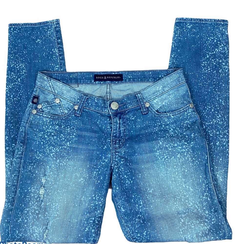 Rock & Republic Milky Way Emo Distressed Jeans 4